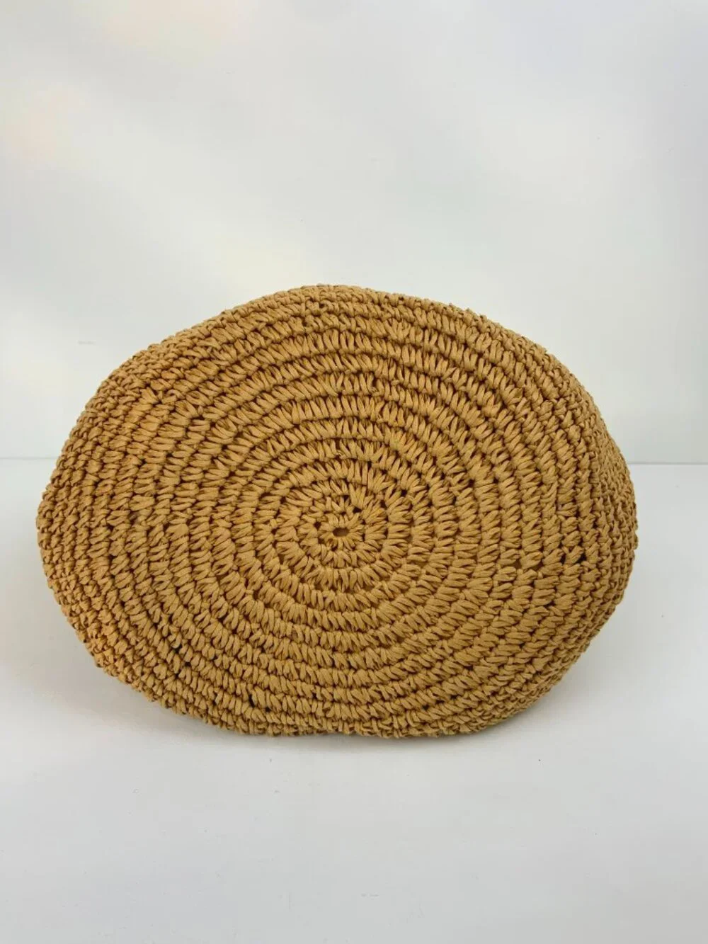 Michael Kors Naomi Straw Raffia Tote Bag White Leather Trim Vacation Summer